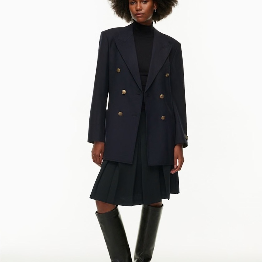 Wilfred Allegro Black Blazer Structured Shoulders Tailored Silhouette XL